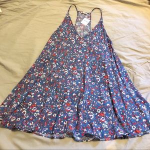 Free People Blue Floral Slip Dress